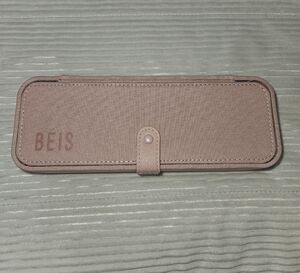 BEIS Pink Canvas Travel Jewelry Pouch